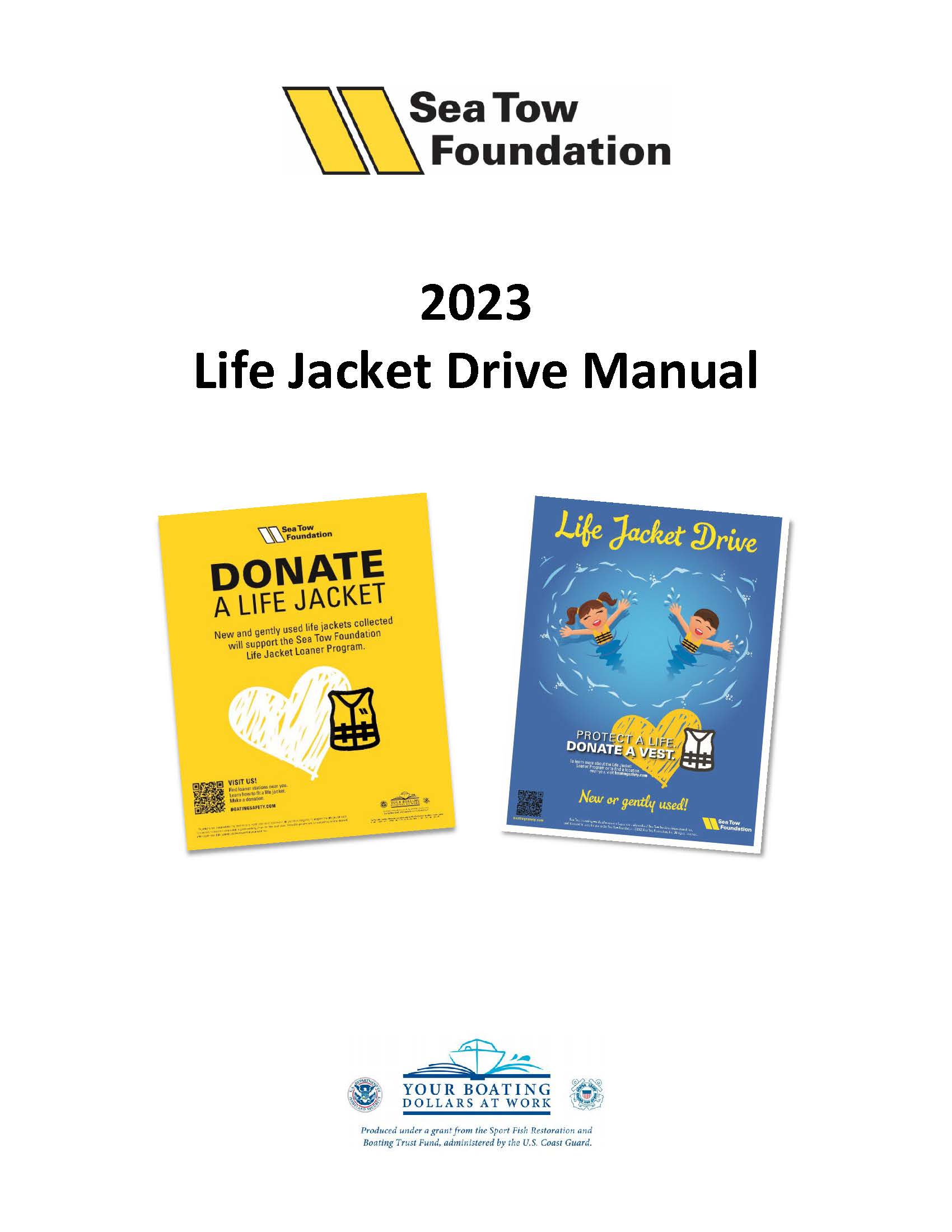 Life Jacket Drive - Sea Tow Foundation